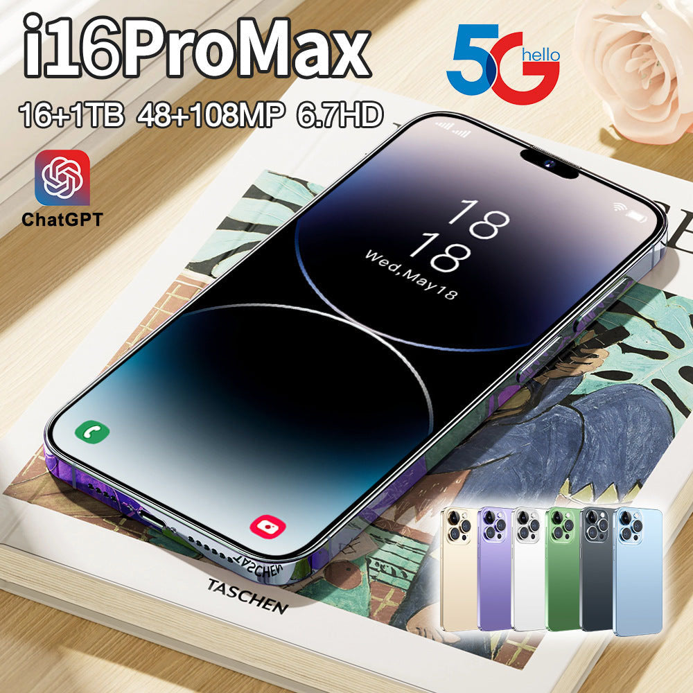 جديد i16pro ماكس الهاتف الأصلي كامل نيتكوم العلامة التجارية الجديدة الأصلي ( دعم الدفع عند التسليم )